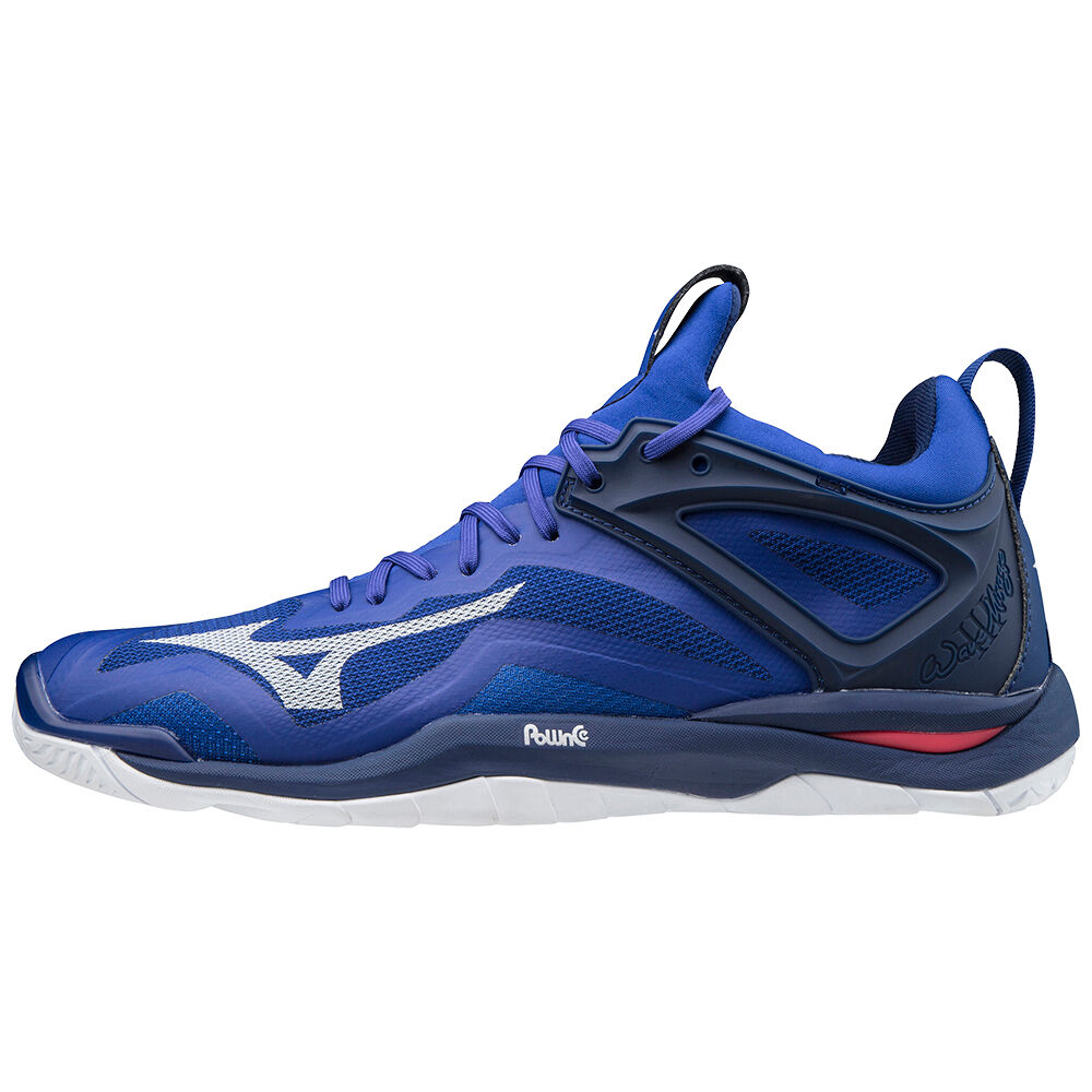 Scarpe Da Pallamano Mizuno Wave Mirage 3 Uomo - Blu/Bianche/Rosa - 19406-SRZD